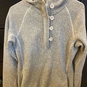 Grey North Face Fleece! Size Medium.